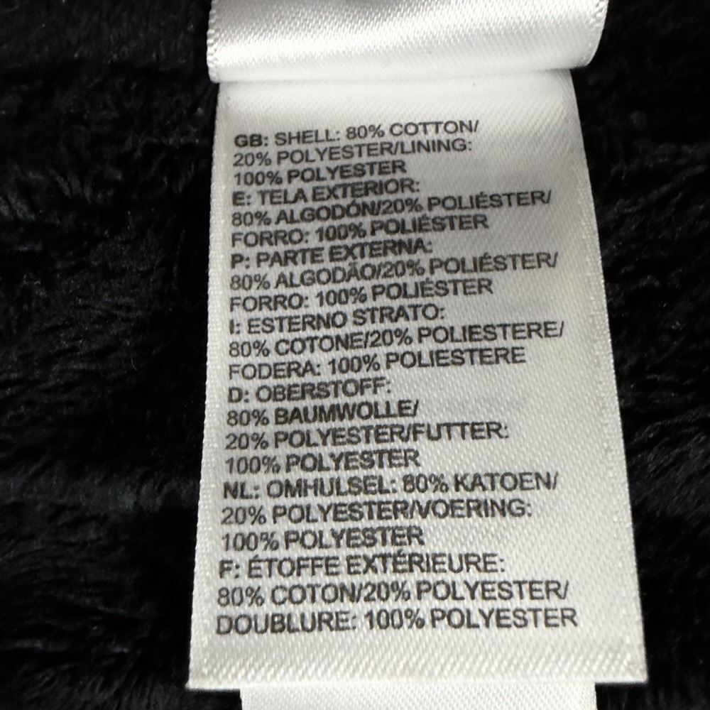 The North Face Jacket Womens Large Black Quilted Fleece Lined Full Zip Coat - Picture 4 of 10